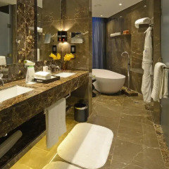 Отель Amman Rotana Иордания, Амман - 1 отзыв об отеле, цены и фото номеров - забронировать отель Amman Rotana онлайн ванная