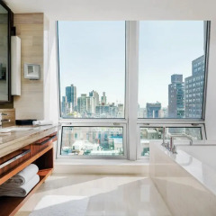 Отель The Langham, New York, Fifth Avenue Стандартный номер с различными типами кроватей фото 11