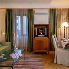 Отель Adriano 3* Апартаменты с различными типами кроватей фото 5