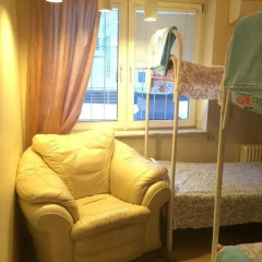 Hostel na Preobrazhenke Tut Zhivut Кровать в общем номере с двухъярусной кроватью фото 6