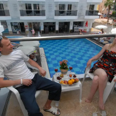 Oba Star Hotel & Spa - All Inclusive 3* Стандартный номер с различными типами кроватей фото 8
