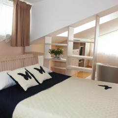Отель Nikole apartamentai Стандартный номер с различными типами кроватей фото 2
