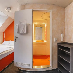 Отель easyHotel Budapest Oktogon 3* Стандартный номер с различными типами кроватей фото 2