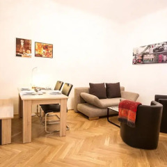 Апартаменты Living Like Home Apartments Вена комната для гостей фото 5