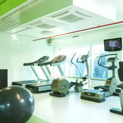 Отель Park Inn by Radisson Brussels Midi Бельгия, Брюссель - 5 отзывов об отеле, цены и фото номеров - забронировать отель Park Inn by Radisson Brussels Midi онлайн фитнесс-зал фото 3