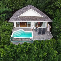 Отель Naroua Villas 4* Вилла с различными типами кроватей фото 19