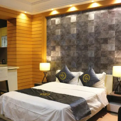 Апартаменты She & He Service Apartment - Huifeng Номер Делюкс с различными типами кроватей фото 4