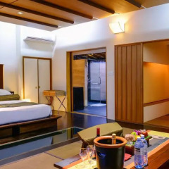 Отель Adaaran Prestige Vadoo 5* Вилла с различными типами кроватей фото 29