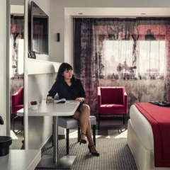 Отель Mercure Paris Montmartre Sacré Coeur 4* Улучшенный номер с различными типами кроватей фото 16