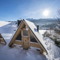 Отель Domki KarpielÓwka Luxury Chalet Косцелиско сауна
