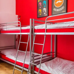 Retro Hostel Кровать в общем номере с двухъярусной кроватью фото 4