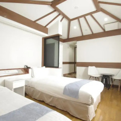 Hotel Imalle Yokohama Isezakicho - Hostel Номер Делюкс с 2 отдельными кроватями фото 15