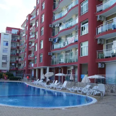 Отель Single Apartment in Global Ville Aparthotel Болгария, Солнечный берег - отзывы, цены и фото номеров - забронировать отель Single Apartment in Global Ville Aparthotel онлайн бассейн фото 2