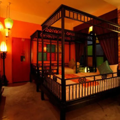 Отель Shanghai Mansion Bangkok 4* Улучшенный номер с двуспальной кроватью фото 5