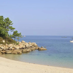Отель Chalet Isla de la Toja Испания, Эль-Грове - отзывы, цены и фото номеров - забронировать отель Chalet Isla de la Toja онлайн пляж