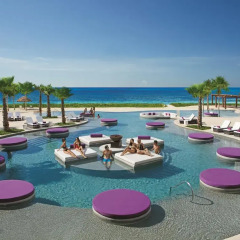 Отель Breathless Riviera Cancun Resort & Spa, Adults Only 4* Люкс с различными типами кроватей фото 5