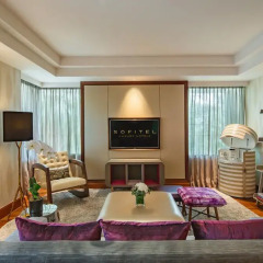 Отель Sofitel Singapore Sentosa Resort & Spa 5* Президентский люкс с различными типами кроватей фото 10