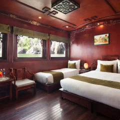 Отель Halong Royal Palace Cruise 3* Бунгало Делюкс с различными типами кроватей фото 4