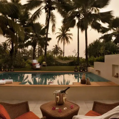 Отель Taj Exotica Resort & Spa, Goa 5* Вилла с различными типами кроватей фото 10