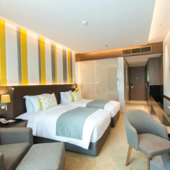 Отель Lancaster Bangkok 5* Номер Делюкс с различными типами кроватей фото 7