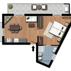 Отель Flatinrome Residence Fiera интерьер отеля фото 2