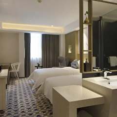 Paco Hotel Guangzhou Gangding Metro Branch 4* Номер Делюкс с 2 отдельными кроватями