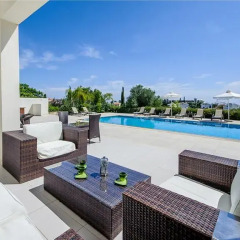 Отель Oceanview Villa 069 Кипр, Протарас - отзывы, цены и фото номеров - забронировать отель Oceanview Villa 069 онлайн бассейн фото 3