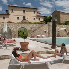 Отель Tenuta Decimo - Villa Dini Италия, Сан-Джиминьяно - отзывы, цены и фото номеров - забронировать отель Tenuta Decimo - Villa Dini онлайн бассейн фото 2