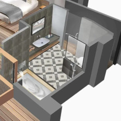 Wired Hotel Asakusa 3* Стандартный номер с двуспальной кроватью