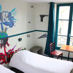 Отель Hôtel Absolute Paris République 2* Кровать в общем номере с двухъярусной кроватью фото 4