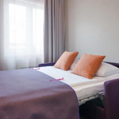 Отель Scandic Karl Johan 3* Улучшенный номер с различными типами кроватей фото 4