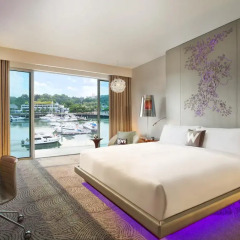 Отель W Singapore - Sentosa Cove 5* Номер Spectacular с различными типами кроватей фото 2