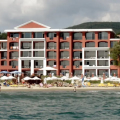 Отель Carina Beach Aparthotel - Free Private Beach пляж фото 2