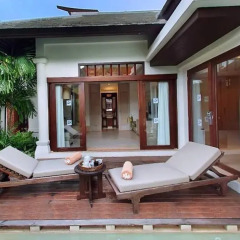 Отель Melati Beach Resort & Spa 5* Вилла с различными типами кроватей фото 29