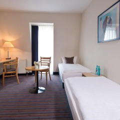 Отель ACHAT Premium Dresden 4* Номер Бизнес с различными типами кроватей фото 4