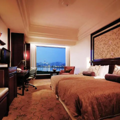Shangri-La Hotel Guangzhou 5* Номер Делюкс с различными типами кроватей фото 4