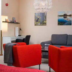 Отель Hotell Fridhemsgatan 3* Стандартный семейный номер с различными типами кроватей фото 10