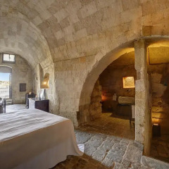 Отель Sextantio Le Grotte Della Civita 4* Улучшенный номер фото 4