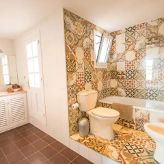 Отель Villa Sa Caleta Испания, Льорет-де-Мар - отзывы, цены и фото номеров - забронировать отель Villa Sa Caleta онлайн ванная фото 2
