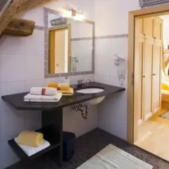 Отель Obstbauernhof Fohlenhof Горнолыжный курорт Ортлер ванная фото 2