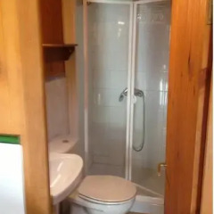 Отель Camping Rio Purón ванная