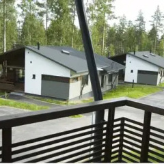 Отель Imatran Kylpylä Spa Apartments Финляндия, Иматра - 1 отзыв об отеле, цены и фото номеров - забронировать отель Imatran Kylpylä Spa Apartments онлайн балкон