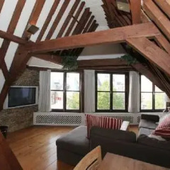 Отель Nieuwmarkt Penthouse Нидерланды, Амстердам - отзывы, цены и фото номеров - забронировать отель Nieuwmarkt Penthouse онлайн комната для гостей фото 4