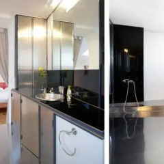 Отель Vienna Art Apartments - Penthouse Австрия, Вена - отзывы, цены и фото номеров - забронировать отель Vienna Art Apartments - Penthouse онлайн ванная фото 2