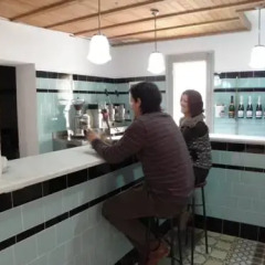 Отель Hostal Cal Pla гостиничный бар