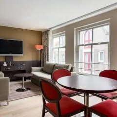Отель NH Collection Barbizon Palace Apartments Нидерланды, Амстердам - отзывы, цены и фото номеров - забронировать отель NH Collection Barbizon Palace Apartments онлайн комната для гостей фото 3