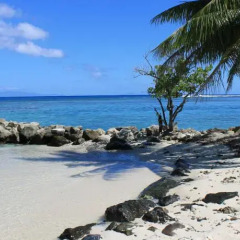 Отель Pension Ariitere Huahine пляж