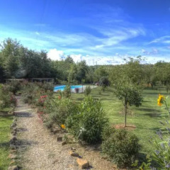 Отель Villaggio Paradiso casa vacanze Монтеварчи приотельная территория