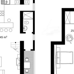 Отель Modern Loft in Old Town удобства в номере фото 2
