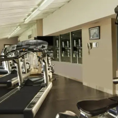 Отель Holiday Inn Calgary-Airport Канада, Калгари - отзывы, цены и фото номеров - забронировать отель Holiday Inn Calgary-Airport онлайн фитнесс-зал фото 4